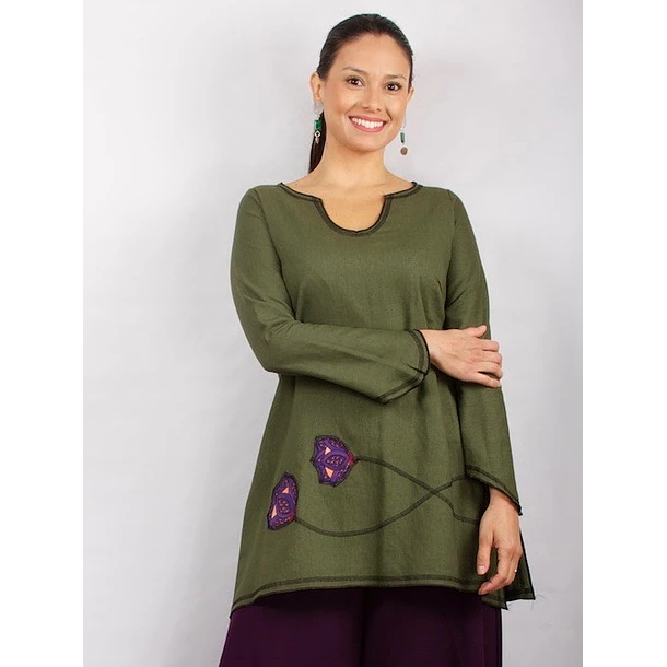 Blusa Regina lino , solo S  1