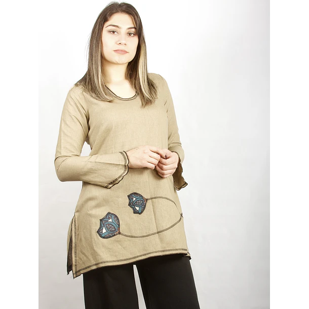 Blusa Regina lino , solo S  2