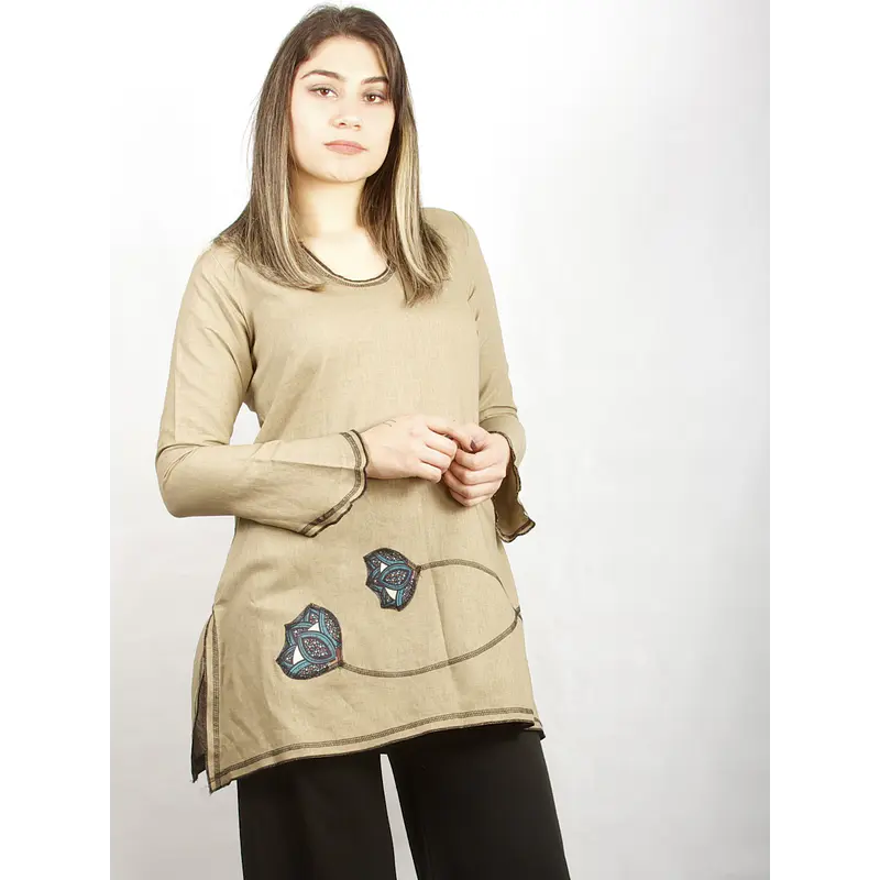Blusa Regina lino , solo S 