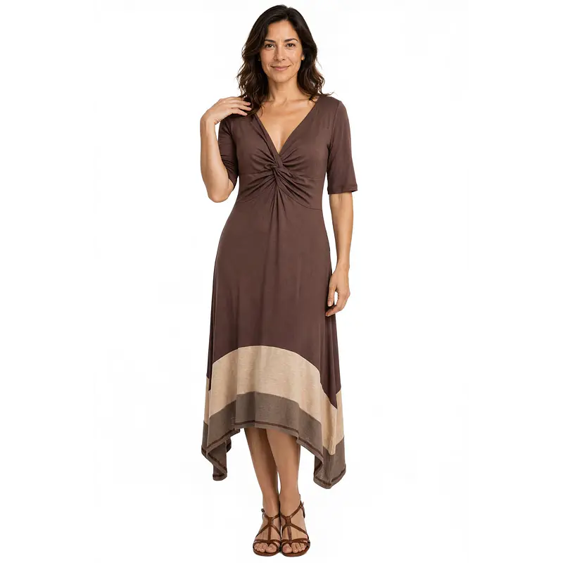 Vestido Nude algodón 