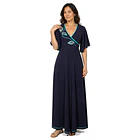 Vestido largo cipres azul marino 1