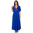 Vestido largo cipres azul 1