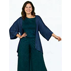 Tapado Kimono Alfonsina AZUL MARINO 2