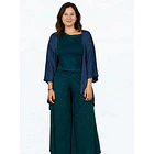 Tapado Kimono Alfonsina AZUL MARINO 1