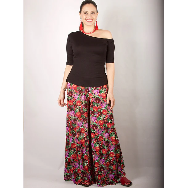 Pantalón estampado lycra fría 1