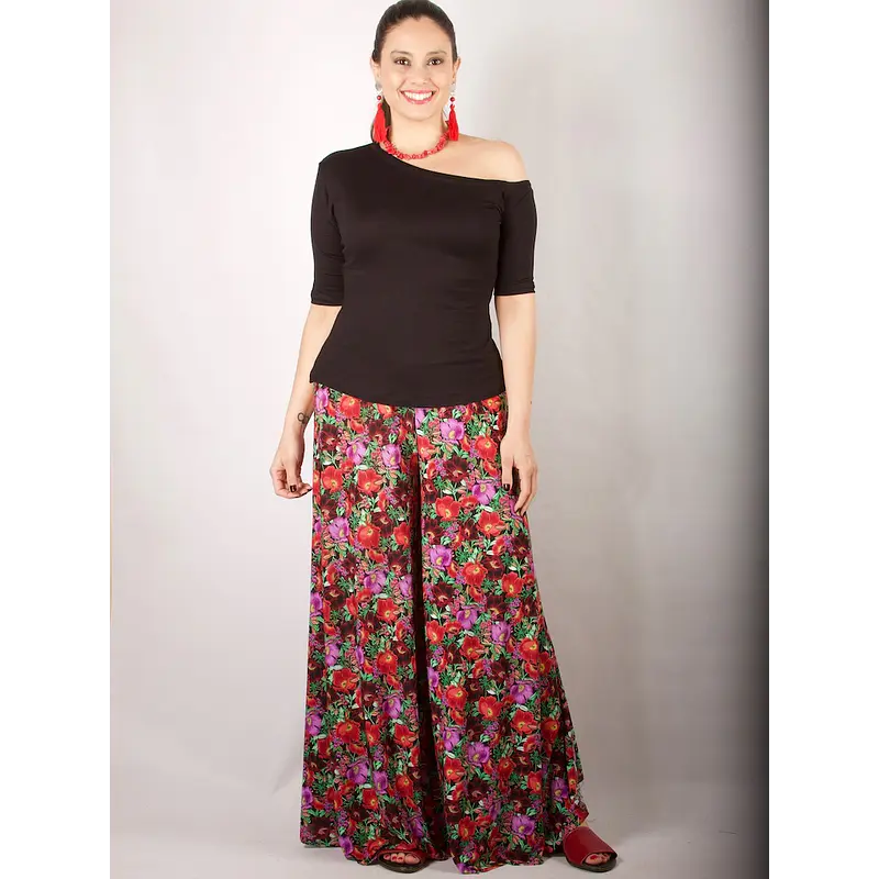 Pantalón estampado lycra fría