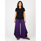 Pantalón palazzo algodón Valencia Morado L-3XL 1