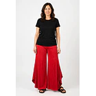 Pantalón palazzo algodón Valencia Rojo L-3XL 1