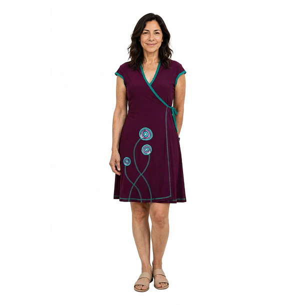 Vestido doble cruce Lilian colores  1