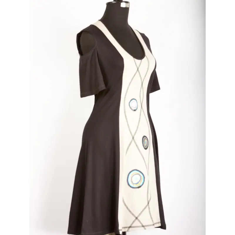 Vestido Central corto 