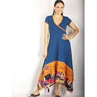Vestido Sesasi petroleo 1