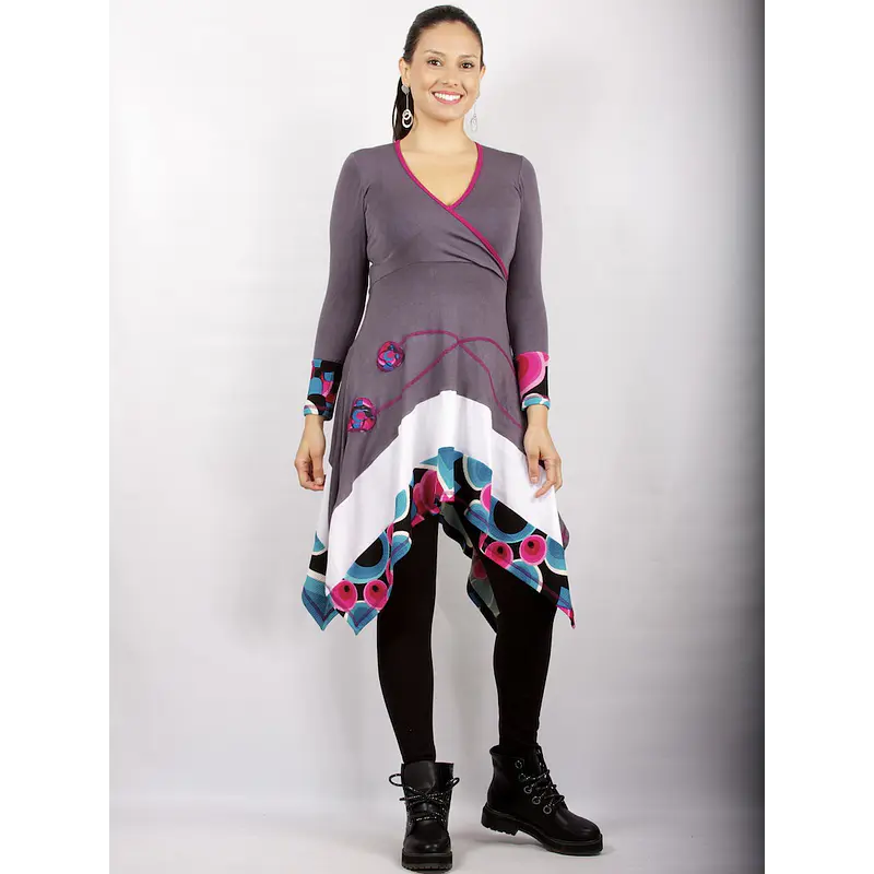 Vestido Anahi invierno gris S