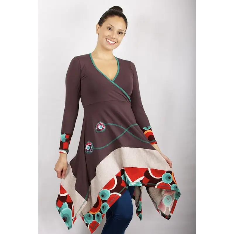 Vestido Anahi invierno café