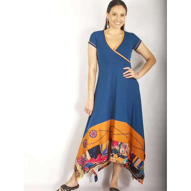 Vestido Sesasi petroleo xl 1