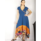 Vestido Sesasi petroleo xl 2