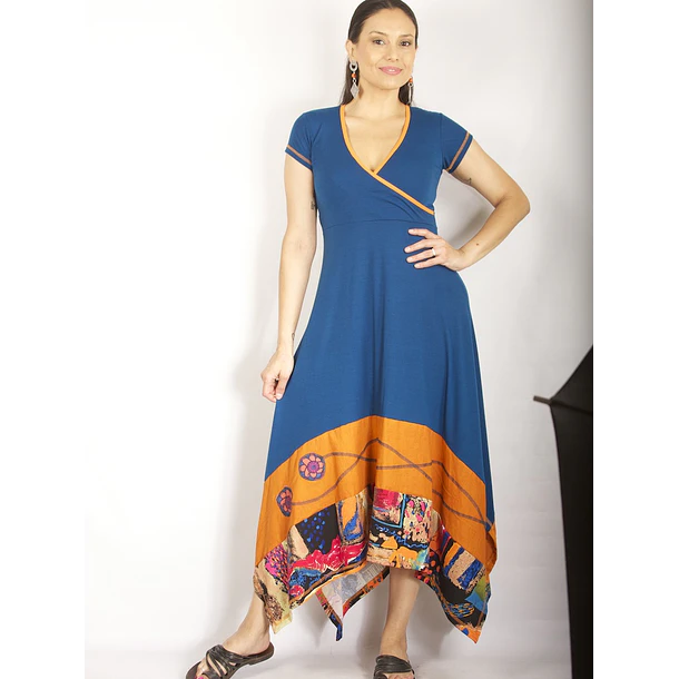 Vestido Sesasi petroleo xl 2