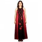 Vestido Fiesta Bruma negro rojo 2