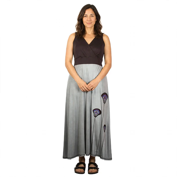 Vestido Isidora Imperio acetato scuba ,  xl 2