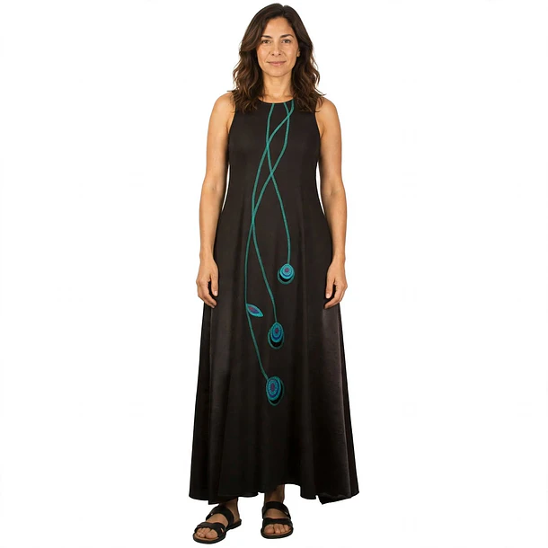 Vestido Fiesta Bruma negro S-M 1