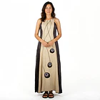 Vestido Fiesta Bruma negro crudo  2
