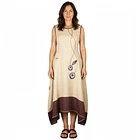 Vestido Tupahue lino tierra S-M 1