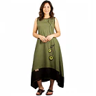 Vestido Tupahue  verde L  2