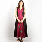 Vestido Icalma lino rojo S 2