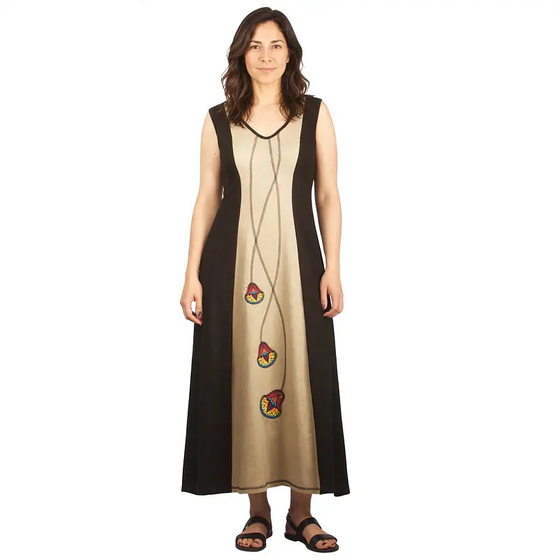 Vestido Icalma lino crudo L