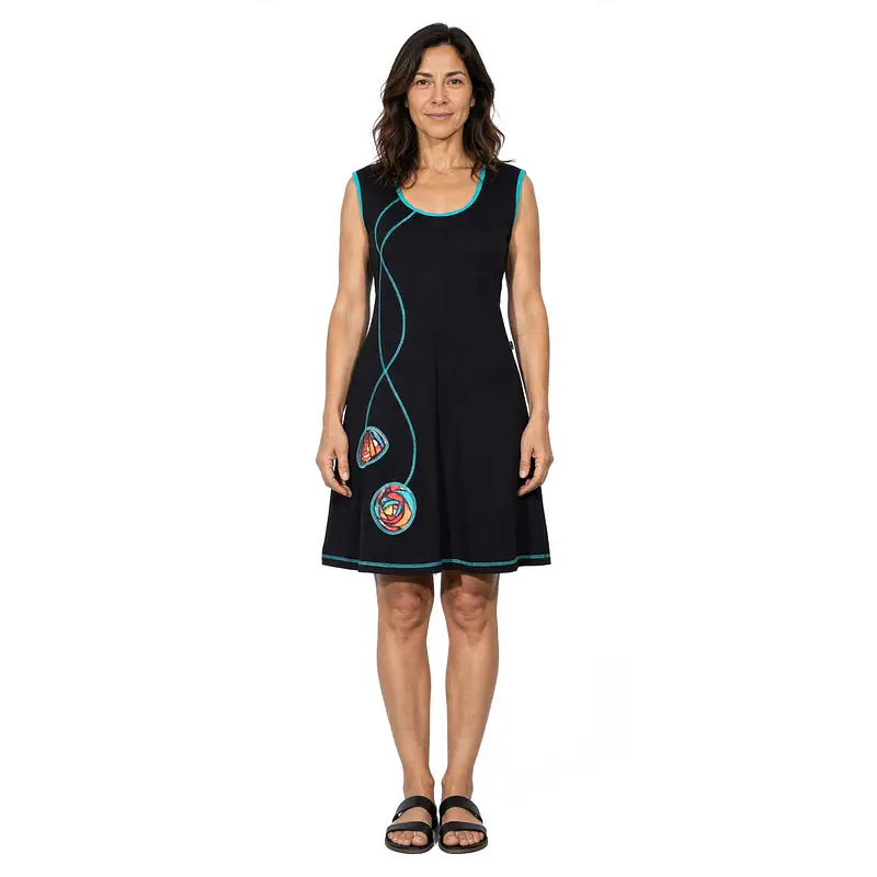 Jumper Itam Negro turquesa 