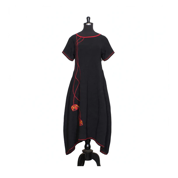 Vestido Bruma Negro Rojo | Edición limitada 6