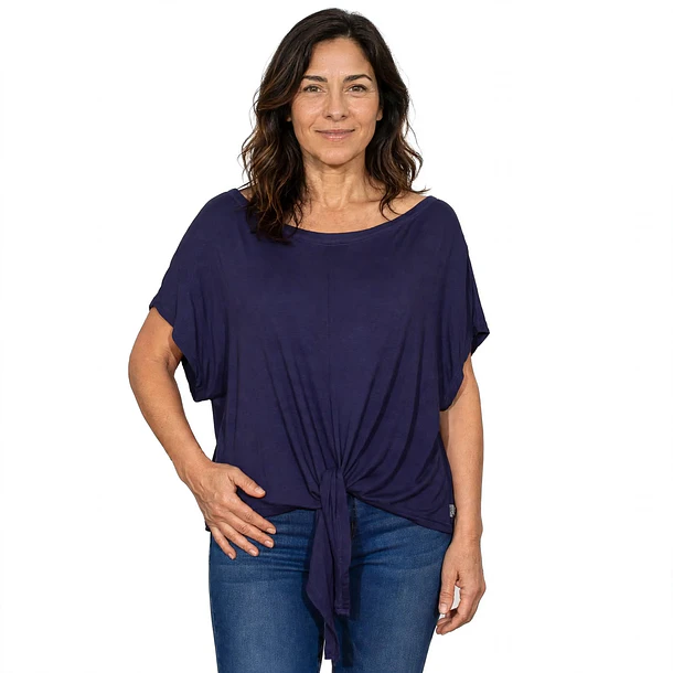 Polera Kesia azul marino 3