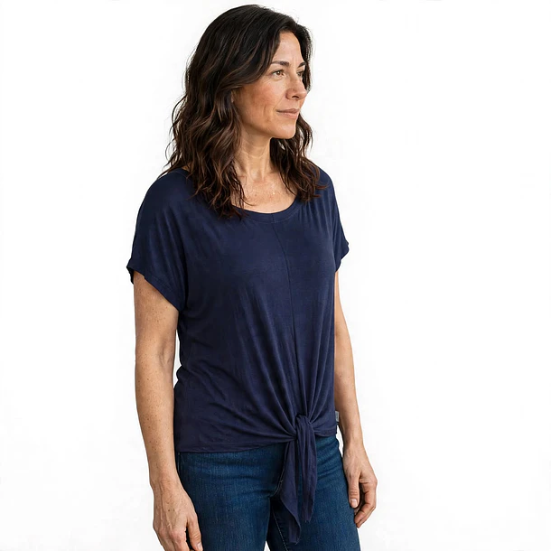 Polera Kesia azul marino 2
