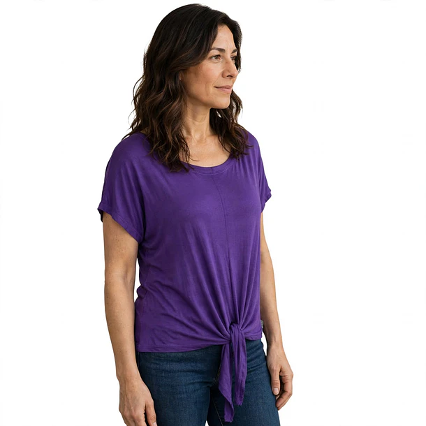 Polera Kesia morada 1