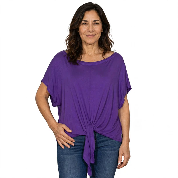 Polera Kesia morada 2