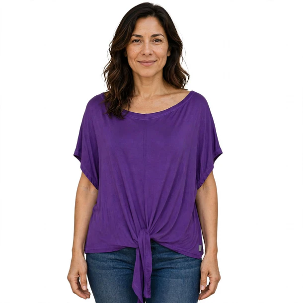 Polera Kesia morada 3