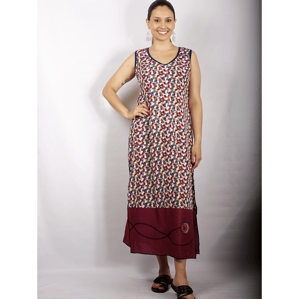 Vestido Celina lunares rojo ks11 -