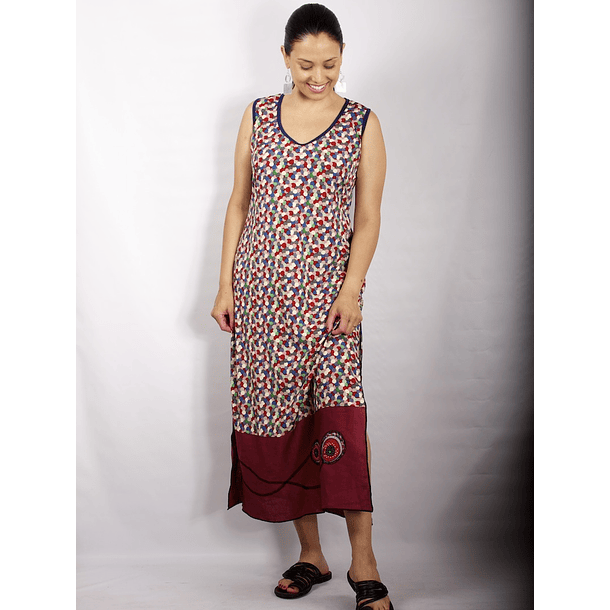 Vestido Celina lunares rojo ks11 -