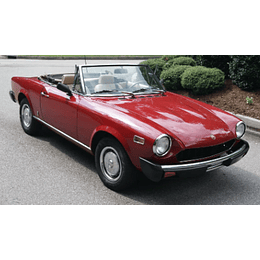 Manual De Taller Y Diagramas Fiat 124 Spider 1975-1982