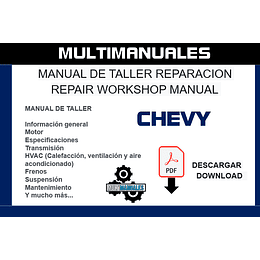 Manual De Taller Chevrolet Chevy 2002-2003 Español