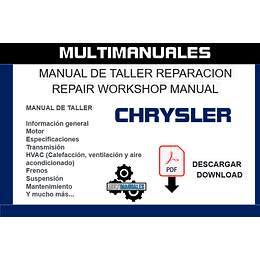 Manual De Taller Chrysler Pt Cruiser 2004-2005 Español