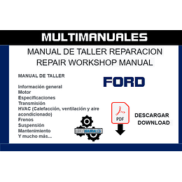 Manual De Taller Ford Mustang (1994-1997) Ingles