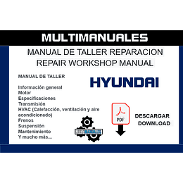 Manual De Taller Hyundai Galloper (1991-2004) Español