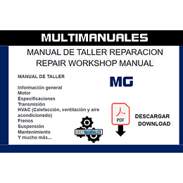 Manual De Taller Austin Mg Metro 1980-1990 Ingles