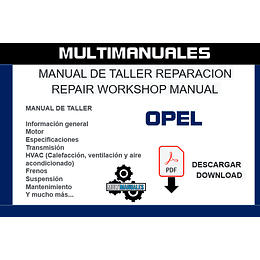 Manual De Taller Opel Vectra Diesel Desde 1996 Español