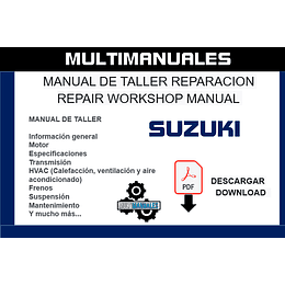 Manual De Taller Suzuki Swift Rs413-rs415 2004-2010 Español