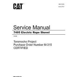 Manual de servicio CATERPILLAR 7495_ES