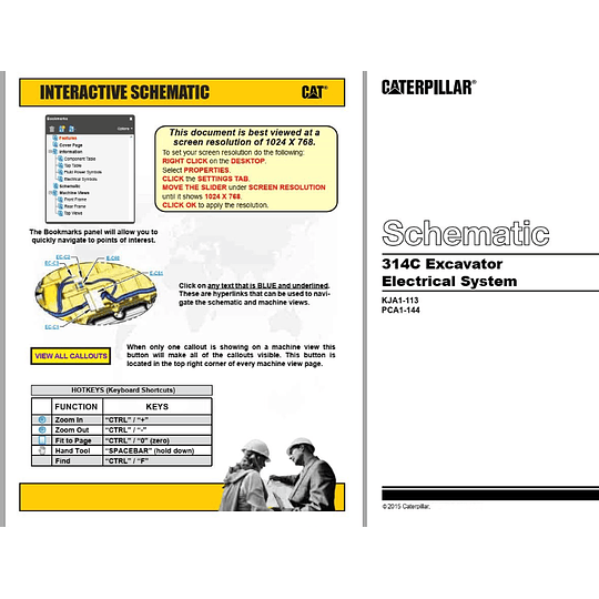 Sistema eléctrico CAT 314C 204-1879 