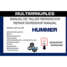 Manual De Taller Hummer H3 2005 2006 2007 2008 2009 2010 Esp