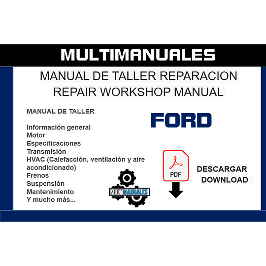 Manual De Taller Ford Fiesta (2011-2016) Ingles