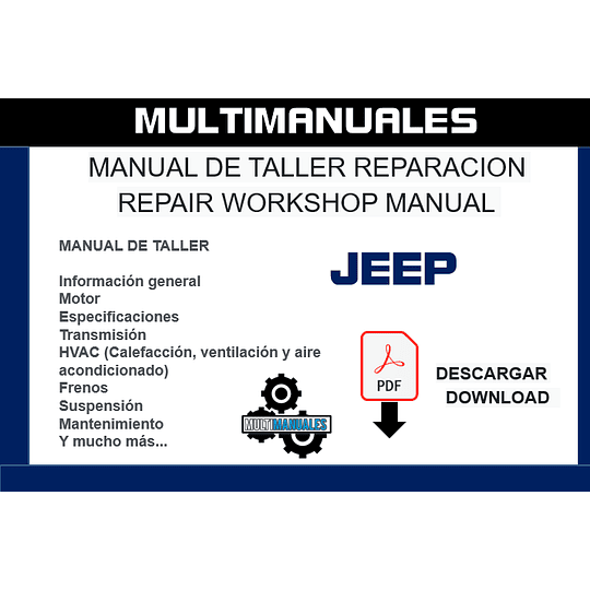 Manual De Taller Jeep CJ-5 CJ-6 1972-1975